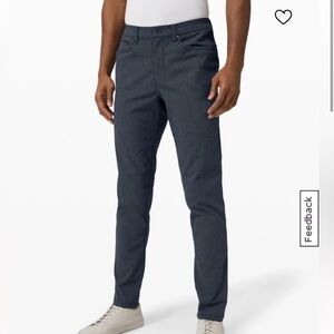 Lululemon Men’s Boys Unisex ABC Pant Slim Size 28 34” Length TechCanvas Grey